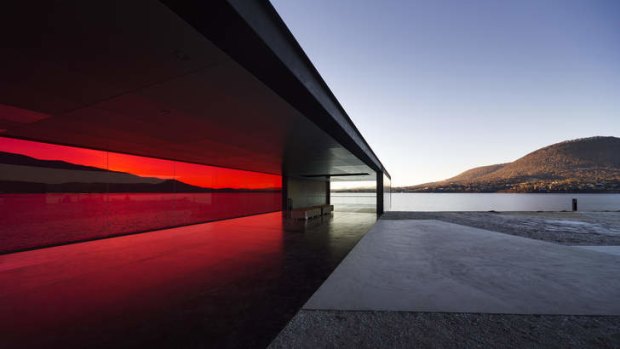 Clean lines: the Glenorchy Art and Sculpture Park in Tasmania.