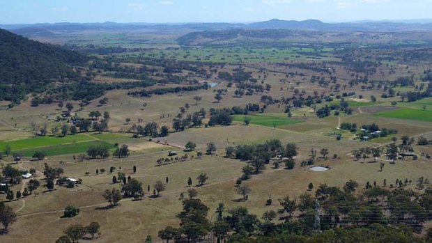 Lucrative land:  Doyles Creek in the Hunter Valley.