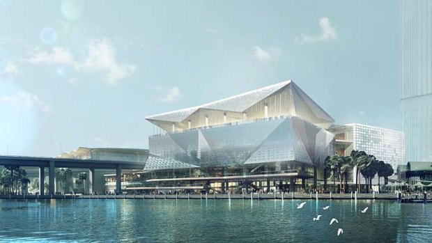 Revised design: the International Convention Centre.