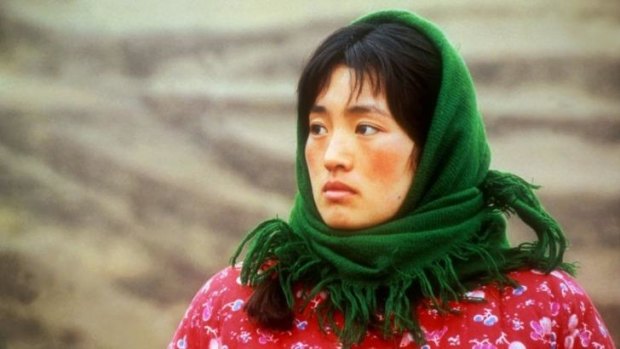 Gong Li in Zhang Yimou's <i>The Story of Qiu Ju</i>, which the director rates as her finest performance.
