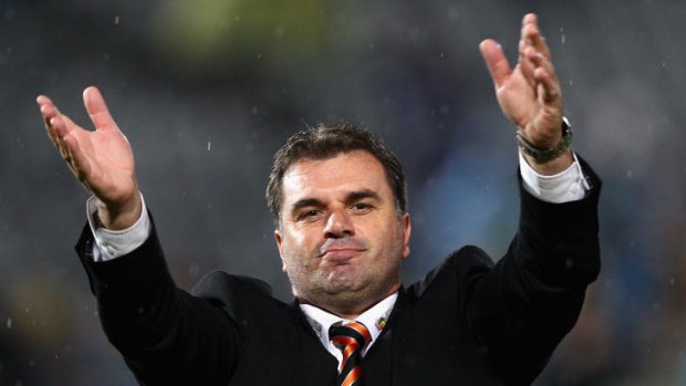 Main man: Ange Postecoglou is likely to make sweeping changes at Melbourne Victory.