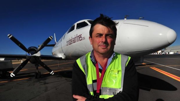 Routes axed... Brindabella Airlines chief executive officer, Jeff Boyd.