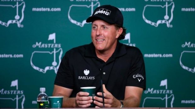 "This is my favourite week, and the course is in spectacular condition, as always": Phil Mickelson.