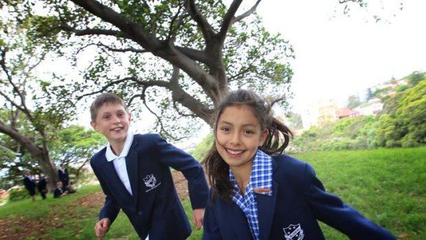 Lessons for life ... Bellevue Hill Public School students Daniel Maccullough and Elena Menacho Conn. Measures of early childhood development are important indicators to future skills.