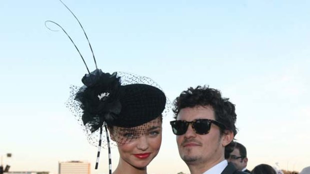 Baby rumours ...  Orlando Bloom and Miranda Kerr.