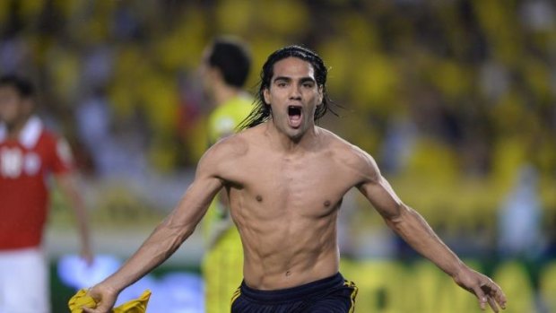 Red devilled: Manchester United have beaten out rivals to win the signature of Colombian striker Radamel Falcao.