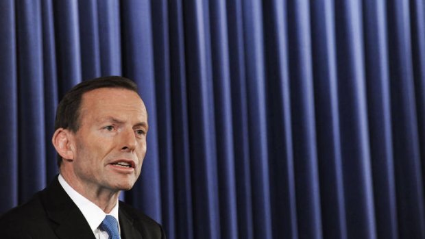 <i>Fifty Shades of Grey</i>? ... Tony Abbott prefers <i>The Bride Stripped Bare.</i>