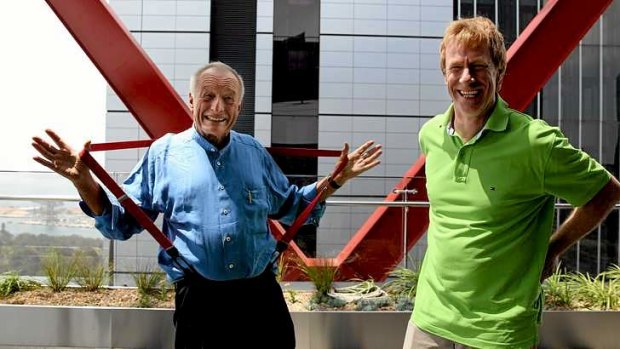 Richard Rogers, left, with architectural partner Ivan Harbour.