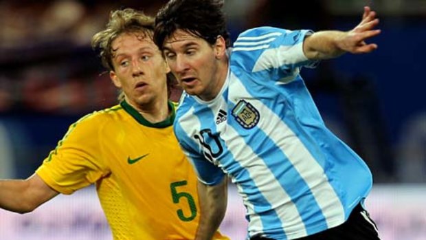 Lionel Messi earned Argentina a friendly victory over arch rivals Brazil.