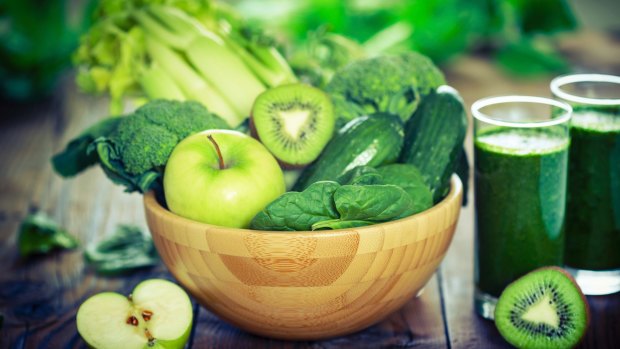 Green smoothie: aim for 70 per cent greens and 30 per cent fruit. Photo: iStock