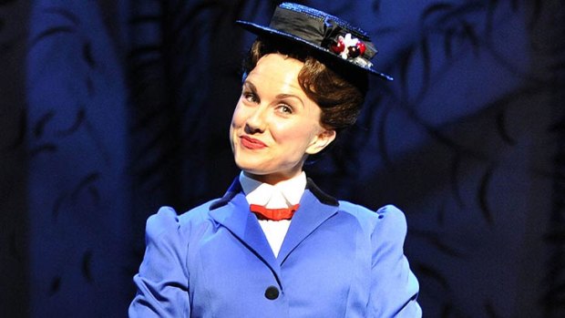 Up, up and away ...  Mary Poppins runs through her paces in Melbourne. The show opened in Sydney last night, unfurling majestically from start to finish.
