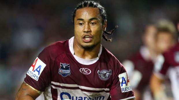 Flying away . . . Steve Matai is set to leave the Sea Eagles.