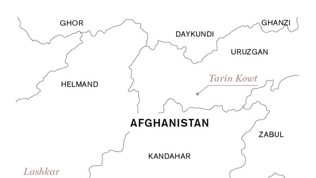 Tarin Kowt, in Uruzgan province, population 10,000. 