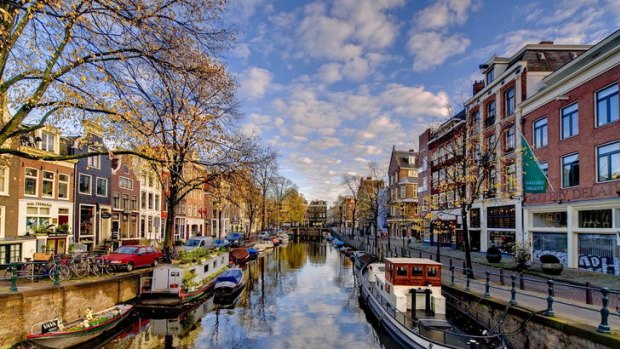 Canal, Amsterdam.