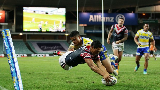 Valuable commodity: Warriors-bound speedster Roger Tuivasa-Sheck.