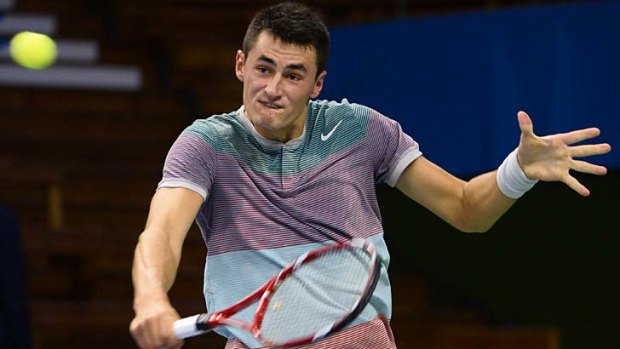 Struggling: Bernard Tomic has lost four straight first-round matches and is on the lookout for a new coach.