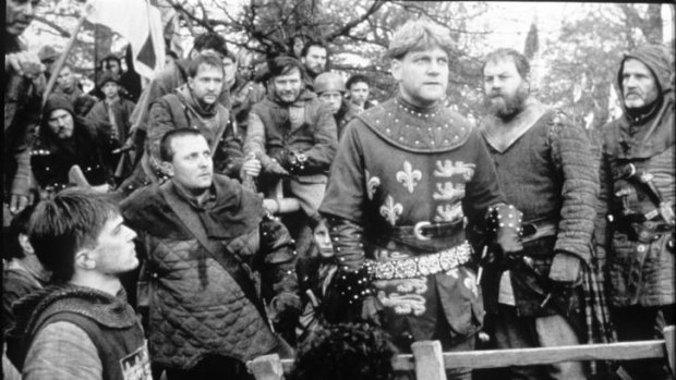 His way: Kenneth Branagh, third from right, in "Henry V".