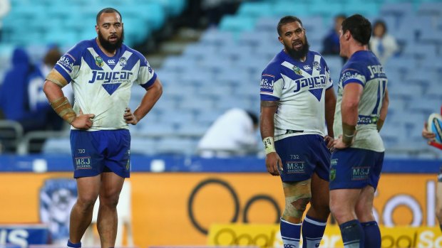 Back together: Sam Kasiano and Frank Pritchard will play for Samoa.