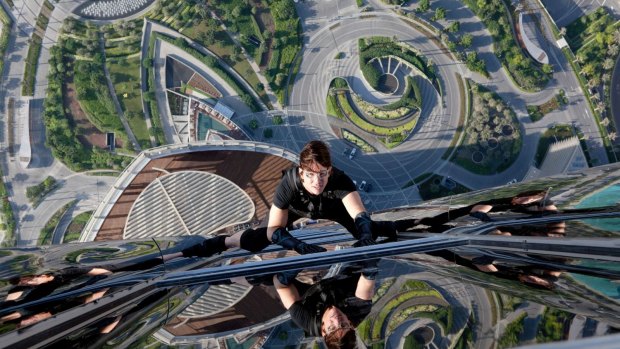 Mission Impossible: Ghost Protocol, Wednesday, January 20, at 7.30pm on Channel Ten. 

Publicity image. Tom Cruise in Mission Impossible Ghost Protocol. Film still. All movie.com