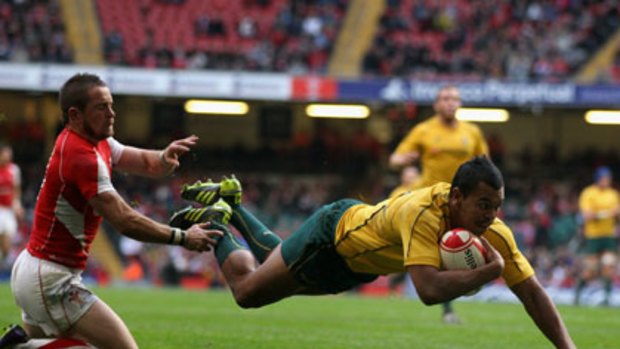 Wallaby Kurtley Beale, named in the fantasy team of 2010 by former England international Will Greenwood.