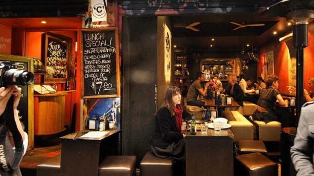 Melbourne's cafe and bar culture..