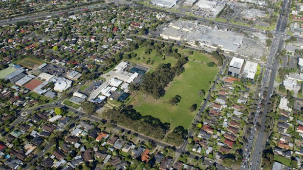 The former Brandon Park Secondary College site in Wheelers Hill.