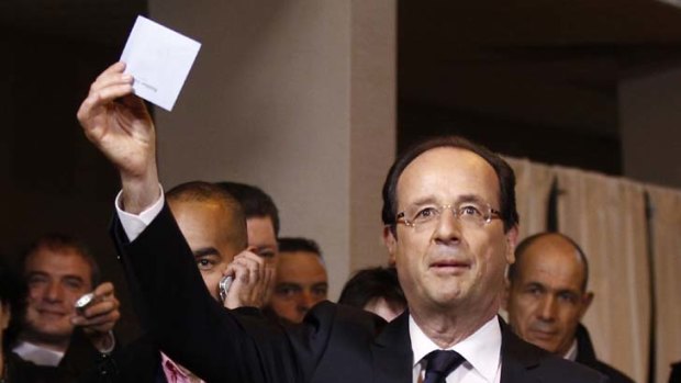 Front runner &#8230; Europe is preparing for a dramatic policy shift in France if, as expected, Socialist Party candidate Francois Hollande is elected.