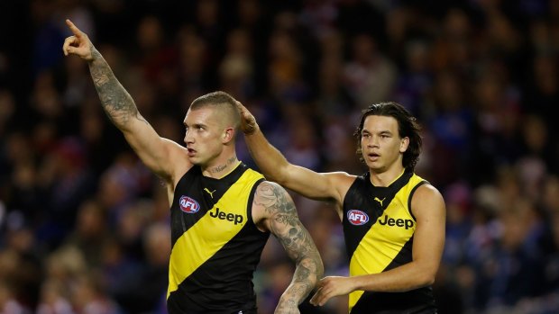 Out-of-contract: Dustin Martin and Daniel Rioli.