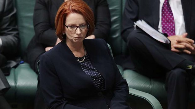 Personally negotiating amendments: Prime Minister Julia Gillard.