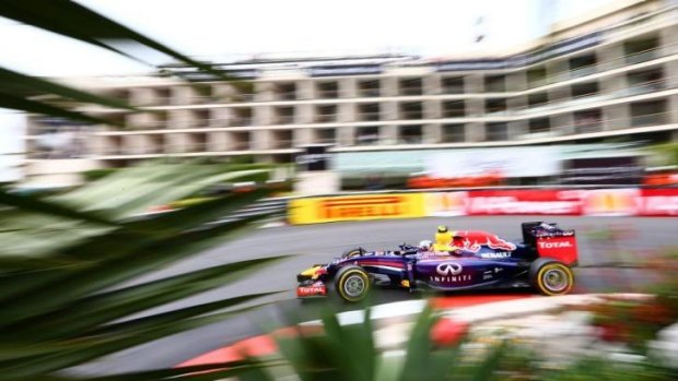 Ricciardo was on the pace in opening practice for this year's Monaco Grand Prix.
