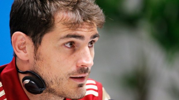 Nemesis: Spain keeper Iker Casillas.