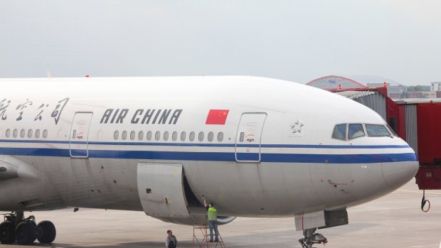 Air China, now flying direct from Melbourne to Beijing.