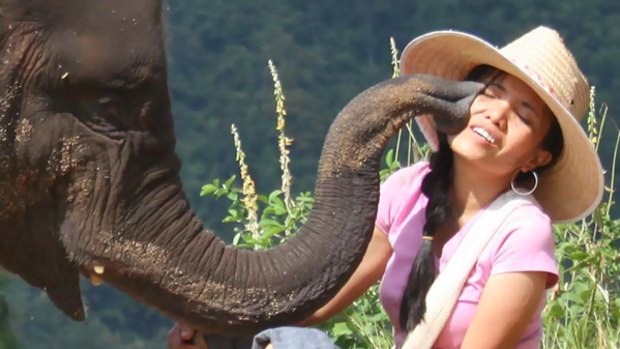 Sangduen 'Lek' Chailert's Elephant Nature Park in Thailand gives volunteers the opportunity to care for rescued elephants.