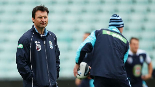 Sticking around: Laurie Daley will coach the Blues for at least the next two years.