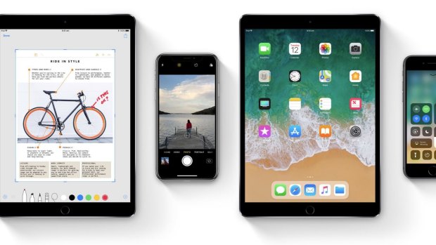 iOS 11 features a new-look Control Centre and a Mac-like dock for iPad.