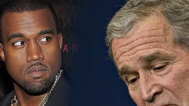 Wild West ... Kanye West calling George Bush a racist was the former president's lowest moment.