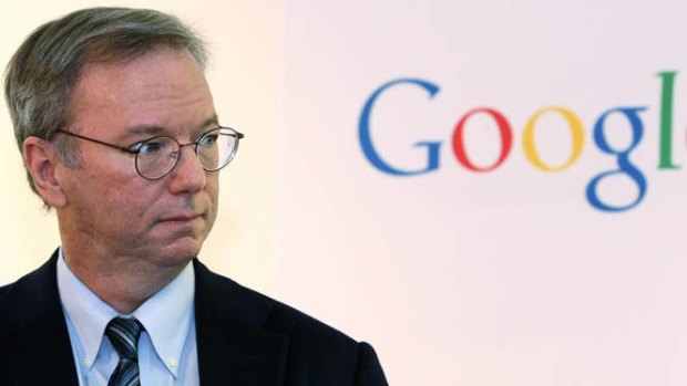 Eric Schmidt, chairman of Google.