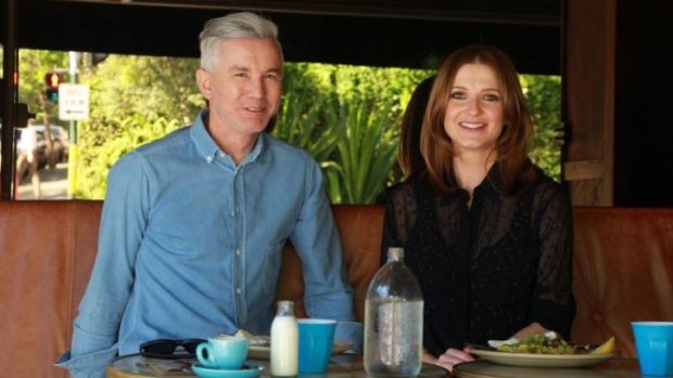 Strictly inventive: Baz Lurhmann with Kate Waterhouse at the Royal Cafe, Darlinghurst.  