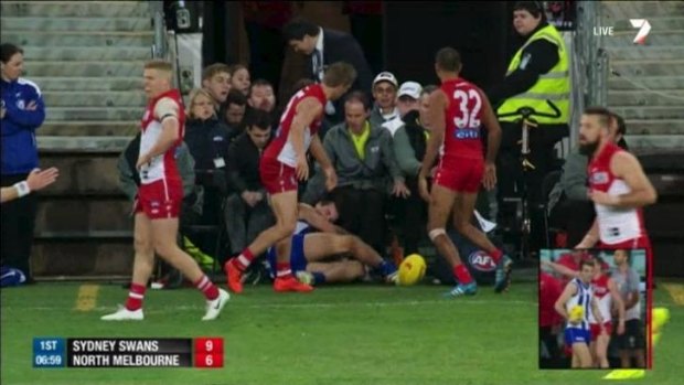 Kieren Jack was fined for this incident.