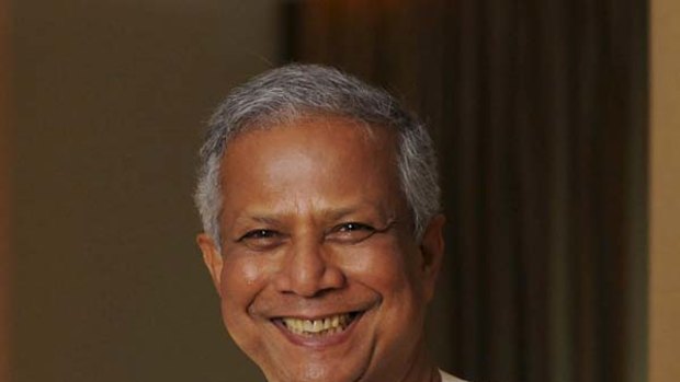 Mohammad Yunus ... Nobel prize winner in 2006.