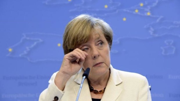 Fresh doubts: German Chancellor Angela Merkel has said consultations are needed over who will be the next head of the European Commission.