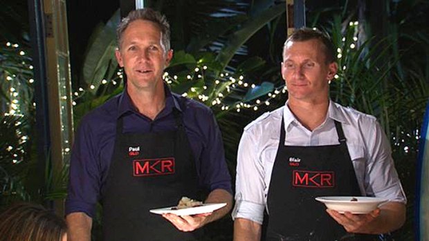 'True MKR winners' ... Paul and Blair are out of the competition but that has not stopped fans from crowning them the best cooks of the competition.