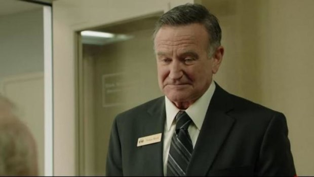 Robin Williams' final performance, where he plays a depressed banker, is particularly poignant.