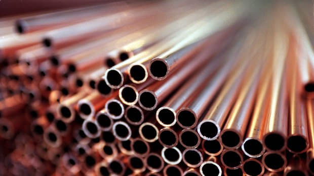 Copper tumbled as much as 8.7 per cent in London and fell to the daily trading limit in Shanghai. 
