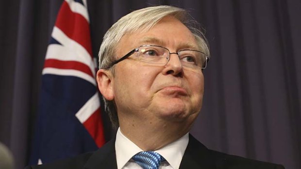 Can't move the consumer ... Prime Minister Kevin Rudd.
