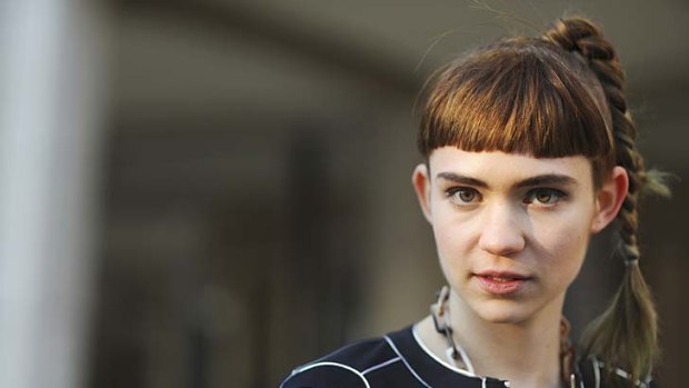 Perfect fit &#8230; Claire Boucher, aka Grimes, is defining her own look.