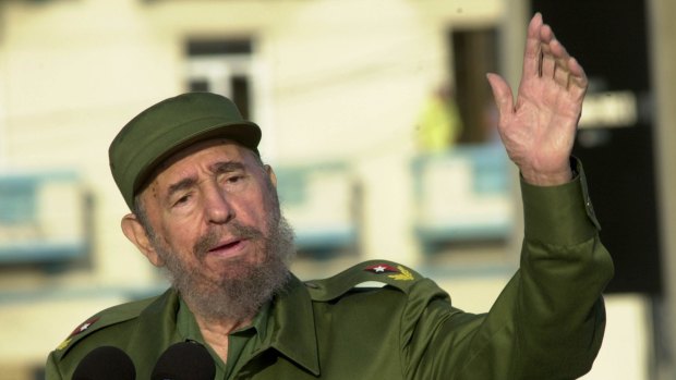 Former Cuban president Fidel Castro in Havana in 2004.
