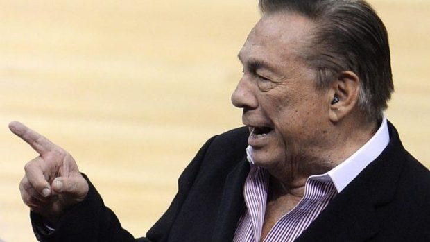 Controversial: Los Angeles Clippers owner Donald Sterling.