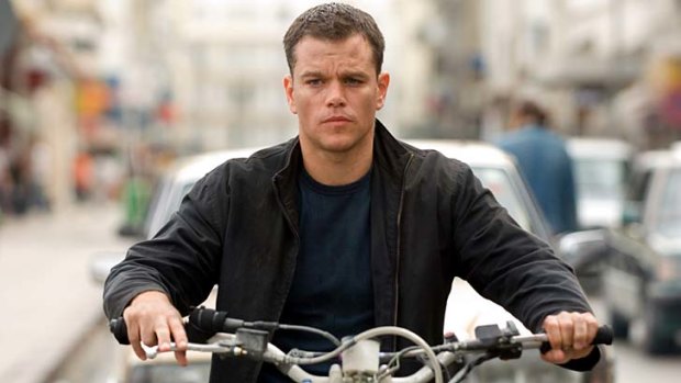 Matt Damon as Jason Bourne.