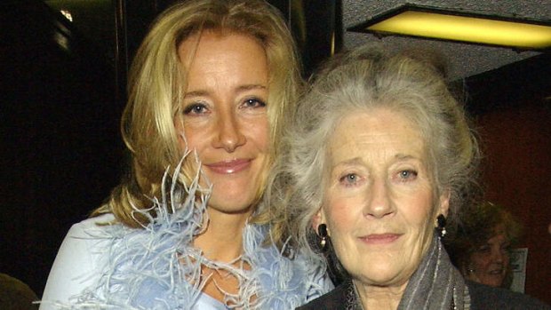 Actress Emma Thompson and her mother, actress Phyllida Law.